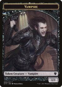 Vampire // Zombie Double-sided Token - Commander 2017 - Magic: The Gathering card