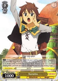 Kazuma - KonoSuba - Weiss Schwarz card