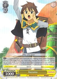 Kazuma (SR) - KonoSuba - Weiss Schwarz card