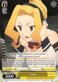 Luna - KonoSuba - Weiss Schwarz card