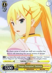 "Danger Perception" Darkness - KonoSuba - Weiss Schwarz card