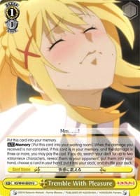 Tremble With Pleasure - KonoSuba - Weiss Schwarz card