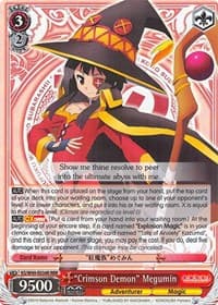 "Crimson Demon" Megumin (RRR) - KonoSuba - Weiss Schwarz card