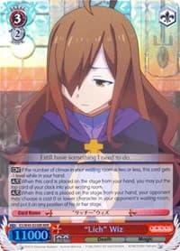"Lich" Wiz (RRR) - KonoSuba - Weiss Schwarz card