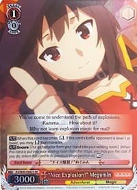 "Nice Explosion!" Megumin (SR) - KonoSuba - Weiss Schwarz card