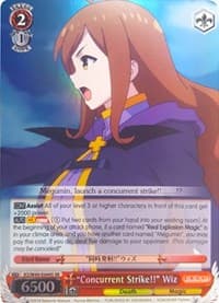 "Concurrent Strike!!" Wiz (SR) - KonoSuba - Weiss Schwarz card