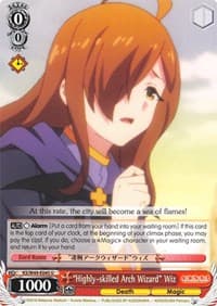 "Highly-skilled Arch Wizard" Wiz - KonoSuba - Weiss Schwarz card