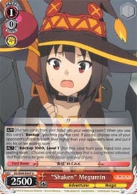 "Shaken" Megumin - KonoSuba - Weiss Schwarz card