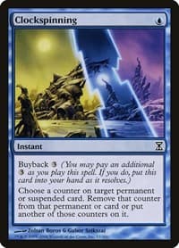 Clockspinning - Time Spiral - Magic: The Gathering card