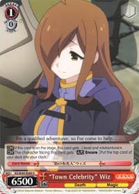 "Town Celebrity" Wiz - KonoSuba - Weiss Schwarz card