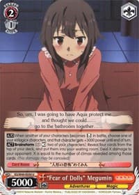 "Fear of Dolls" Megumin - KonoSuba - Weiss Schwarz card