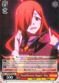 "Insufficient Magic" Wiz - KonoSuba - Weiss Schwarz card