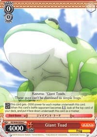 Giant Toad - KonoSuba - Weiss Schwarz card