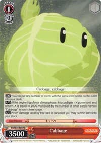 Cabbage - KonoSuba - Weiss Schwarz card