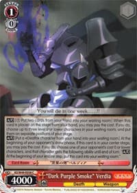 "Dark Purple Smoke" Verdia - KonoSuba - Weiss Schwarz card