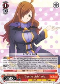 "Gentle Lich" Wiz - KonoSuba - Weiss Schwarz card