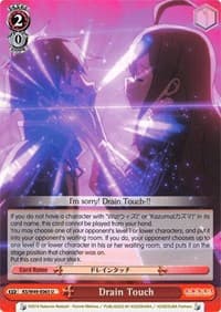 Drain Touch - KonoSuba - Weiss Schwarz card