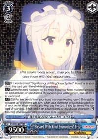 "Blessed With Kind Encounters" Eris - KonoSuba - Weiss Schwarz card