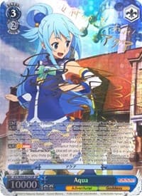 Aqua (SP) - KonoSuba - Weiss Schwarz card