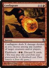Conflagrate - Time Spiral - Magic: The Gathering card