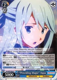 "Providing Magic" Aqua - KonoSuba - Weiss Schwarz card