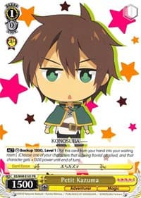 Petit Kazuma - KonoSuba - Weiss Schwarz card