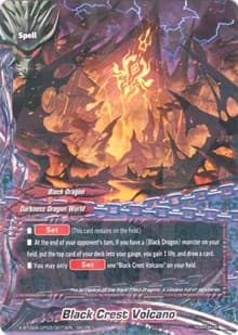 Black Crest Volcano (Secret RRR Foil) - Evolution & Mutation - Future Card BuddyFight card