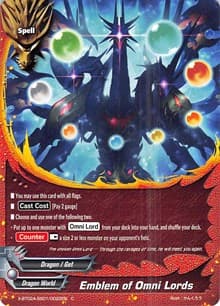 Emblem of Omni Lords - Evolution & Mutation - Future Card BuddyFight card