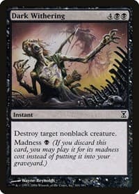 Dark Withering - Time Spiral - Magic: The Gathering card