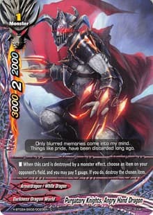 Purgatory Knights, Angry Hand Dragon - Evolution & Mutation - Future Card BuddyFight card