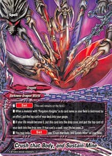Crush that Body, and Sustain Mine - Evolution & Mutation - Future Card BuddyFight card