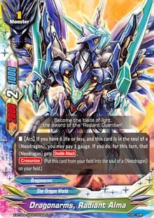 Dragonarms, Radiant Alma - Evolution & Mutation - Future Card BuddyFight card
