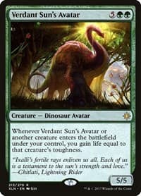 Verdant Sun's Avatar - Ixalan - Magic: The Gathering card