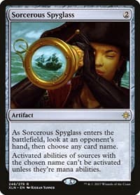 Sorcerous Spyglass - Ixalan - Magic: The Gathering card