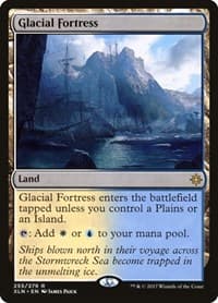 Glacial Fortress - Ixalan - Magic: The Gathering card