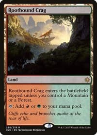 Rootbound Crag - Ixalan - Magic: The Gathering card