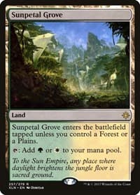 Sunpetal Grove - Ixalan - Magic: The Gathering card