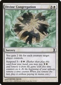 Divine Congregation - Time Spiral - Magic: The Gathering card