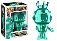 Emerald Freddy (Chrome) (Funko Flagship Opening Night Exclusive) - Pop! Vinyl - Funko card