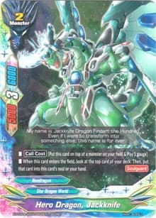 Hero Dragon, Jackknife (Secret R Foil) - Evolution & Mutation - Future Card BuddyFight card