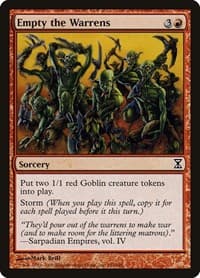 Empty the Warrens - Time Spiral - Magic: The Gathering card