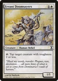 Errant Doomsayers - Time Spiral - Magic: The Gathering card