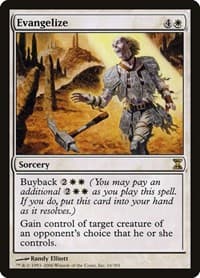 Evangelize - Time Spiral - Magic: The Gathering card