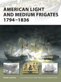 American Light and Medium Frigates 1794-1836 - Osprey Books - Books card