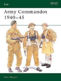 Army Commandos 1940-45 - Osprey Books - Books card