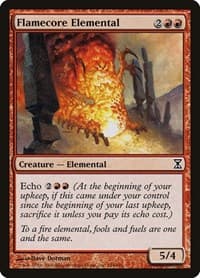 Flamecore Elemental - Time Spiral - Magic: The Gathering card