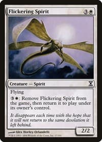 Flickering Spirit - Time Spiral - Magic: The Gathering card