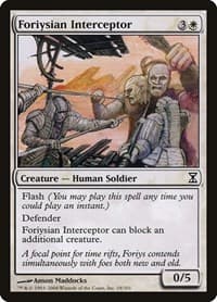 Foriysian Interceptor - Time Spiral - Magic: The Gathering card