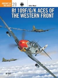Bf 109 F/G/K Aces of the Western Front - Osprey Books - Books card