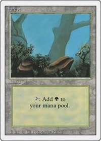Forest (A) - Revised Edition - Magic: The Gathering card